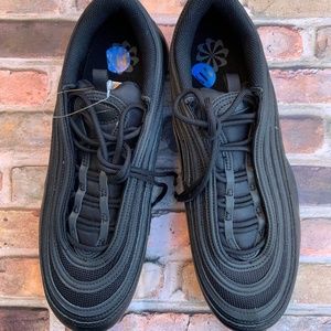 Nike Air Max 97 Sneaker in Black/Black/Dark Smoke Grey Size W11.5/M10